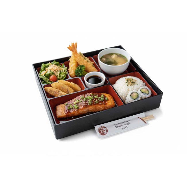 B1. Bento Box A Salmon Teriyaki