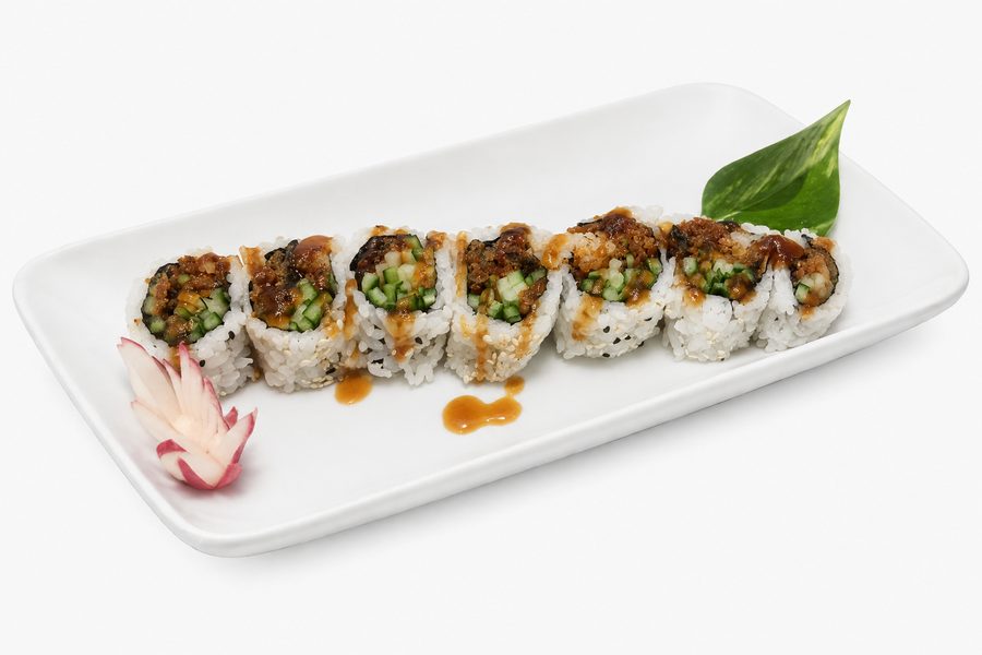 M11. Salmon Skin Maki 8 pcs