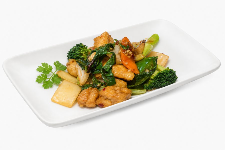 T10. Spicy Basil Tofu