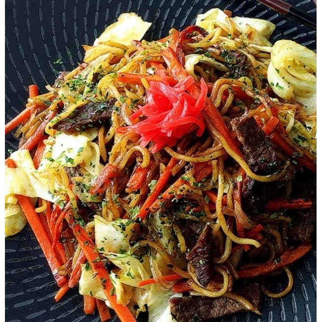 66. Beef Fried Lo Mein
