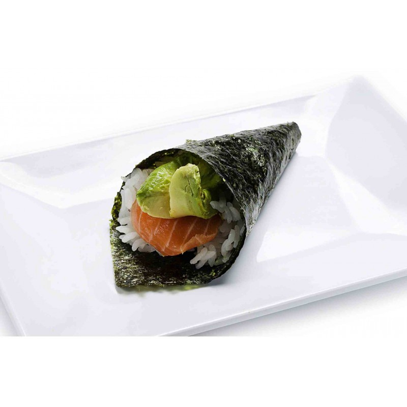 103a. Salmon Avocado Hand Roll (1pc)