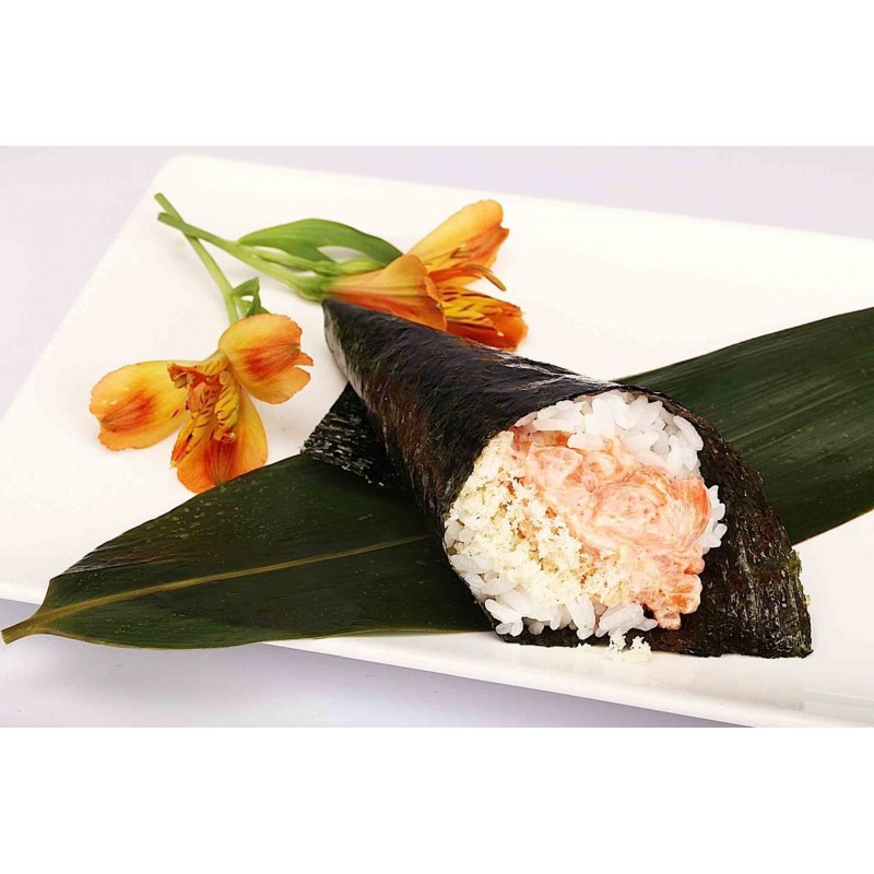 110. Spicy Crabmeat Hand Roll (1pc)