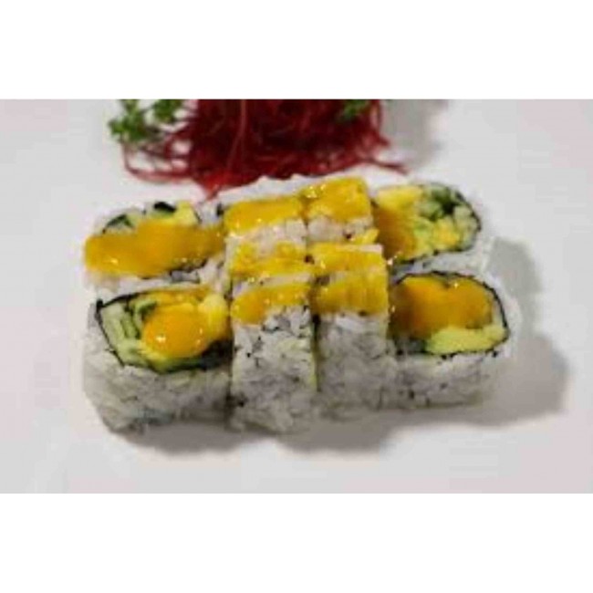 114. Avocado Cucumber Mango Roll (8pcs)