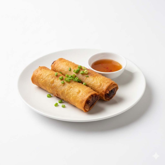 3. Deep Fried Vegetable Spring Roll (2pcs)
