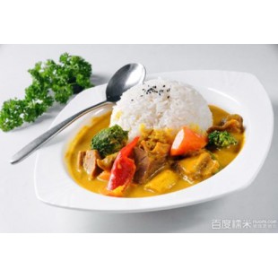 R114a 咖喱牛筋腩飯