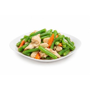 V16 四季豆炒雞柳 