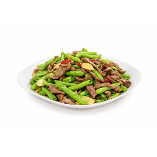 V14 欖菜四季豆炒牛柳絲 