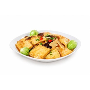 V40 皇子菇雜菜扒玉子豆腐 