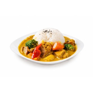 R114a 咖喱牛筋腩飯