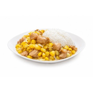 R119 粟米雞粒飯 