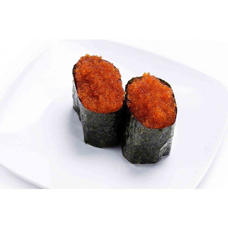 Tobiko (Flying Fish Egg) Sushi (2pcs)