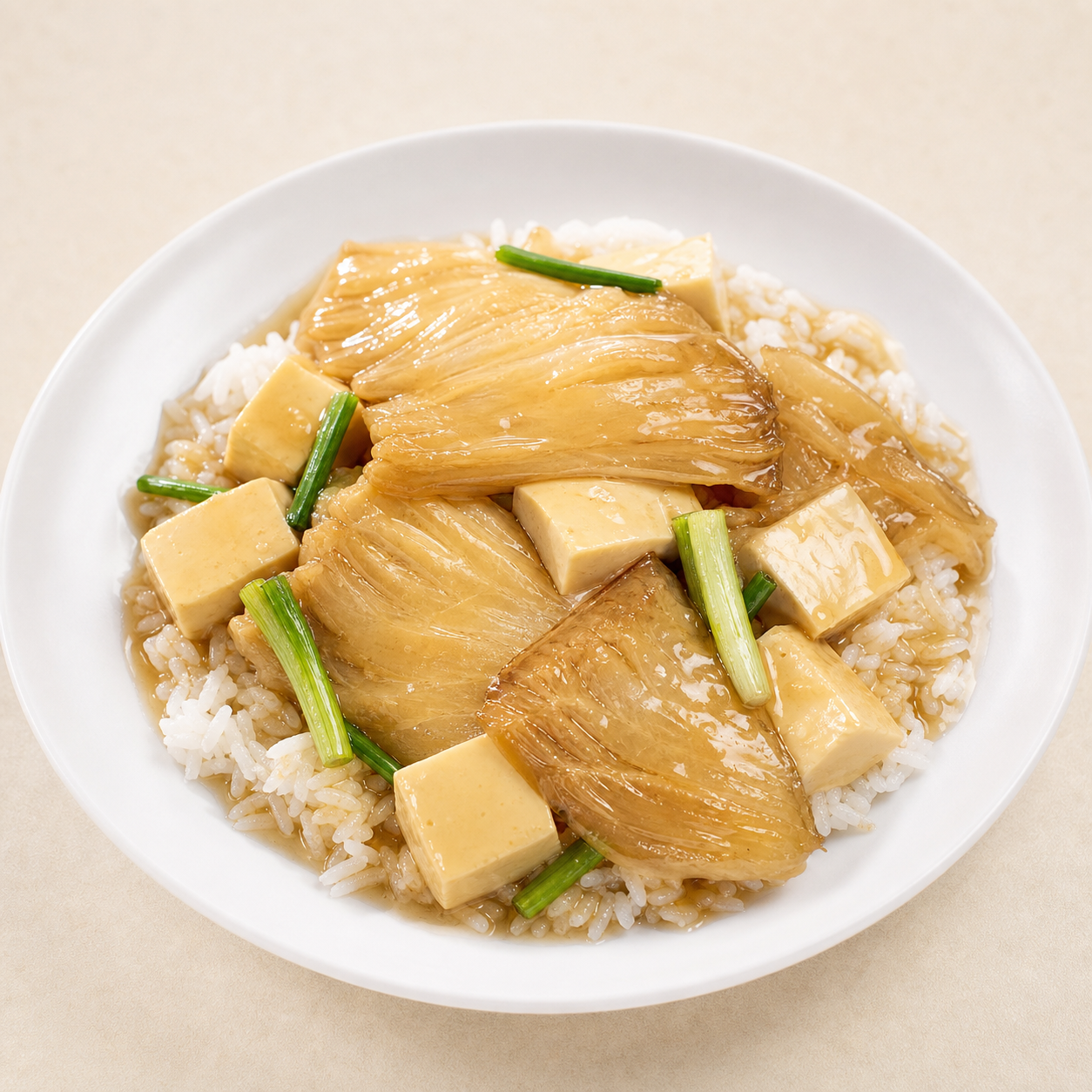F1 龍躉斑翅豆腐飯