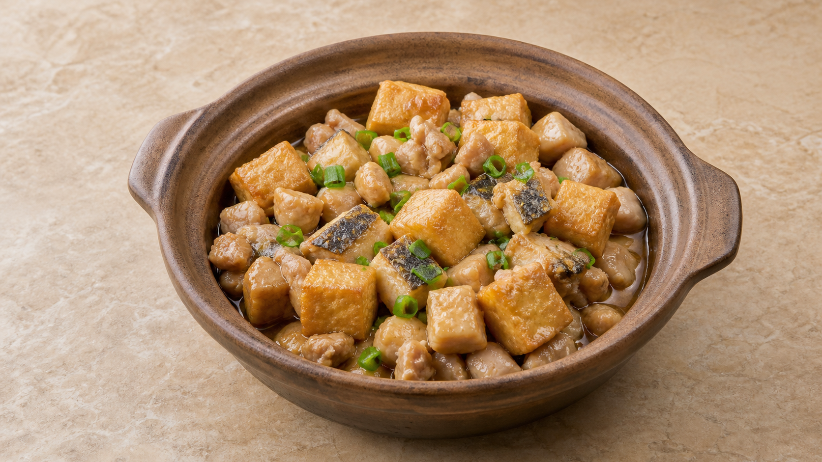 G5 鹹魚雞粒豆腐煲