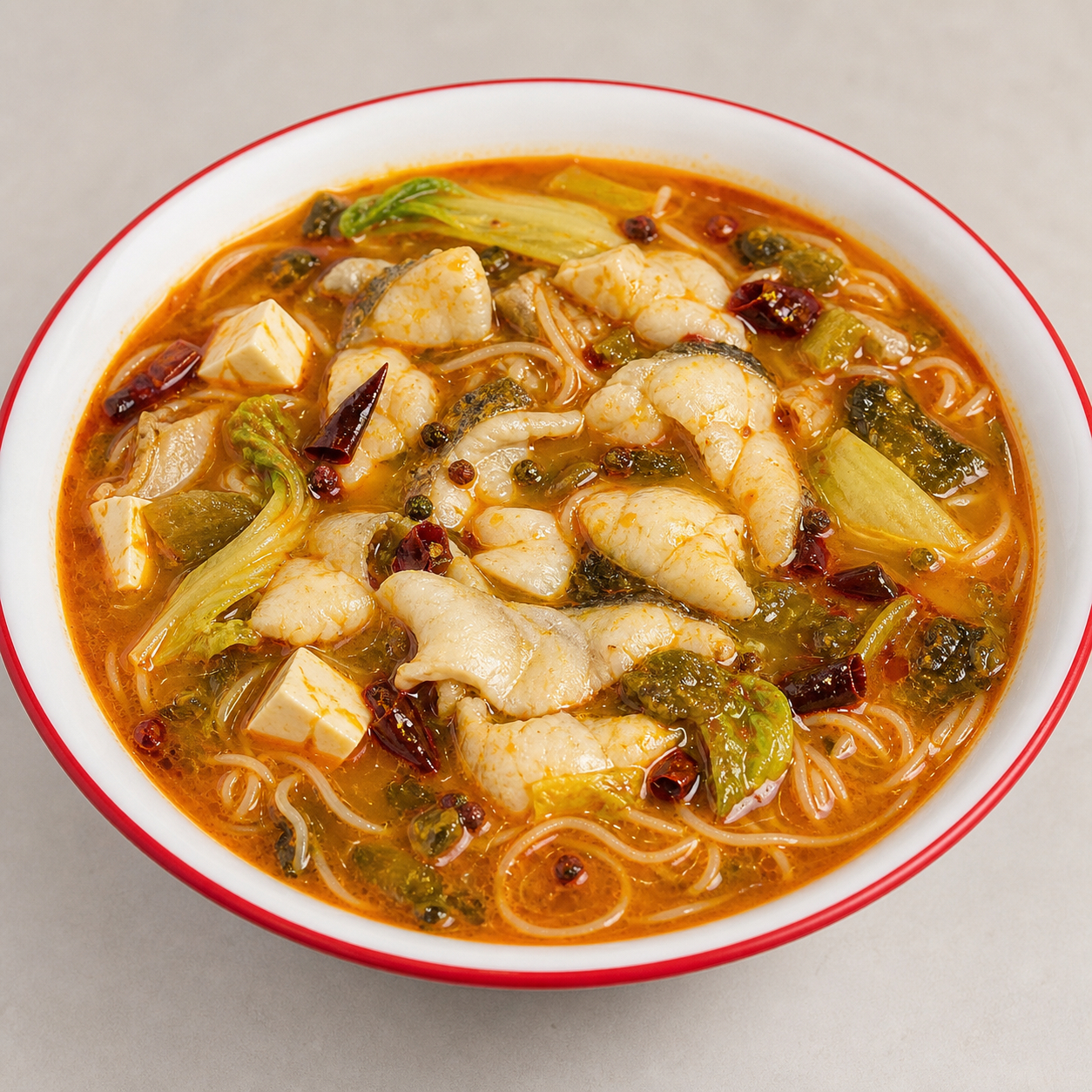 N6 麻辣龍躉漁粉