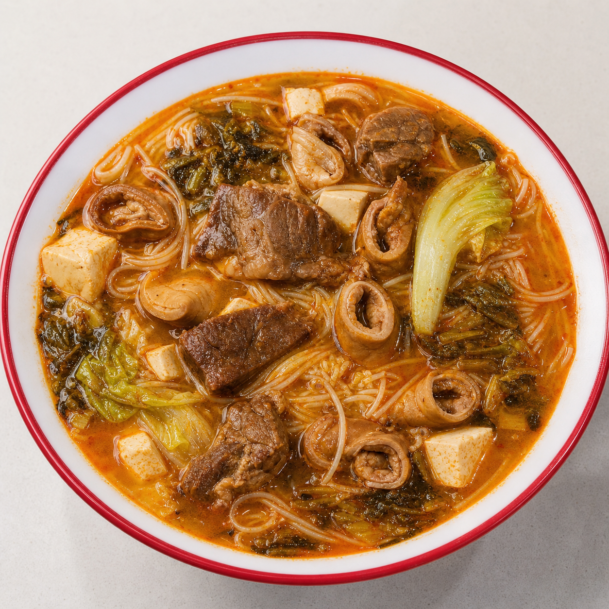N10 麻辣牛腩肥腸粉