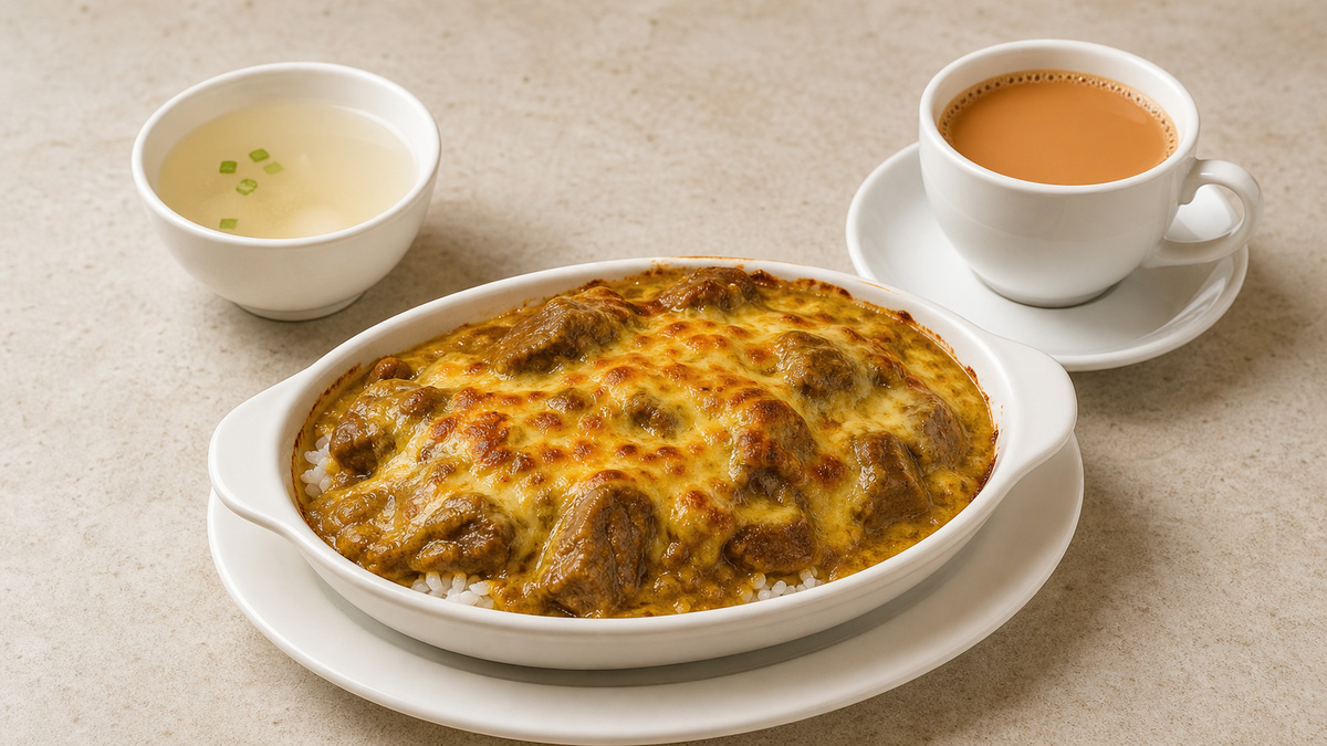 L13 焗咖哩牛腩飯