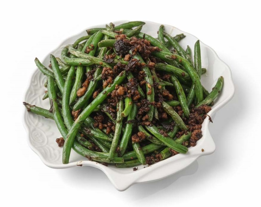 150 欖菜肉碎四季豆