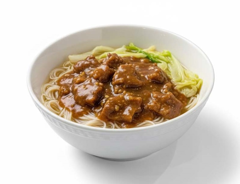 B18 沙爹牛肉湯米粉或河粉或通粉 (含花生)