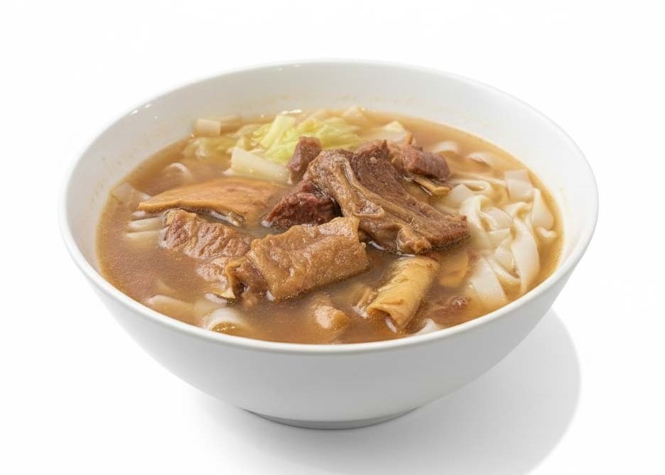 B19 牛筋腩湯河粉或米粉或通粉