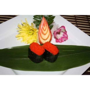 Flying Fish Roe Sushi (2pcs)