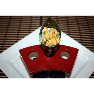Broccoli Tempura Hand Roll (1pc)