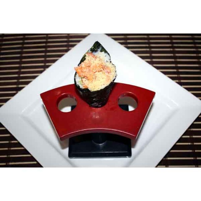 Spicy Salmon Crispy Hand Roll (1pc)