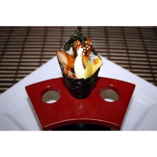 BBQ Eel Mango and Cream Cheese Hand Roll (1pc)