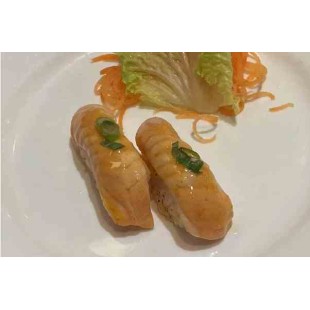 Torched Salmon Sushi (2pcs)