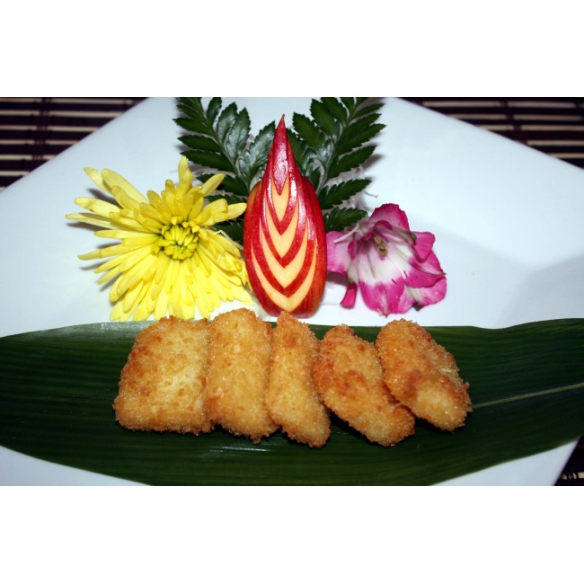 Deep Fried Fresh Milk (6pcs) and Ice Cream (1 Scoop)