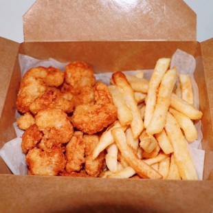 Popcorn Shrimp and French Fries Combo