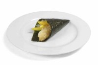 56. Mango Shrimp Hand Roll (1pc)
