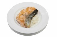 97. Salmon Teriyaki Don