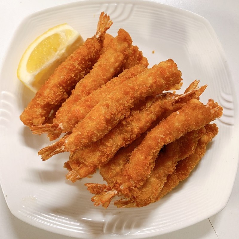 Breaded Shrimps with Lemon