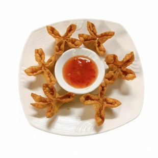 Hand Folded Crab Wontons (6pcs)
