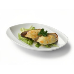 A31. Baked Mussels (5pcs)