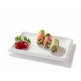 H2. Rainbow Roll (8pcs)