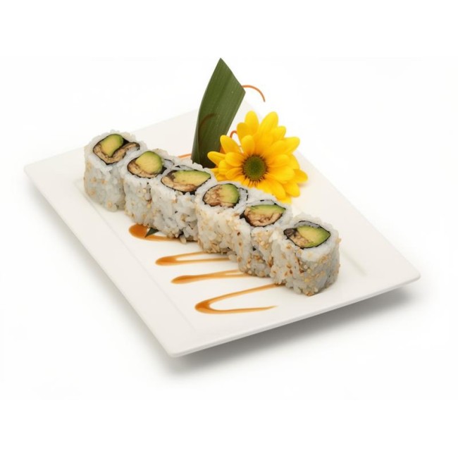 R12. BBQ Eel Avocado Roll (8pcs)