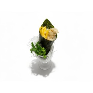 R13. Mango Shrimp Tempura Hand Roll (1pc)