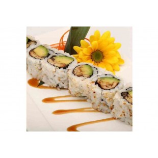 R12. BBQ Eel Avocado Roll (8pcs)