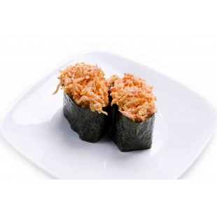 Spicy Crab Meat Sushi (2pcs)