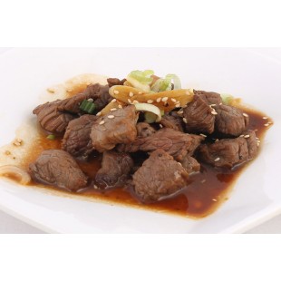 58. Teppanyaki Sirloin Beef Diced with Garlic
