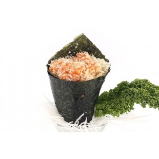 99. Spicy Salmon Hand Roll (1pc)