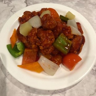 37a. Sweet and Sour Pork in Cantonese Style