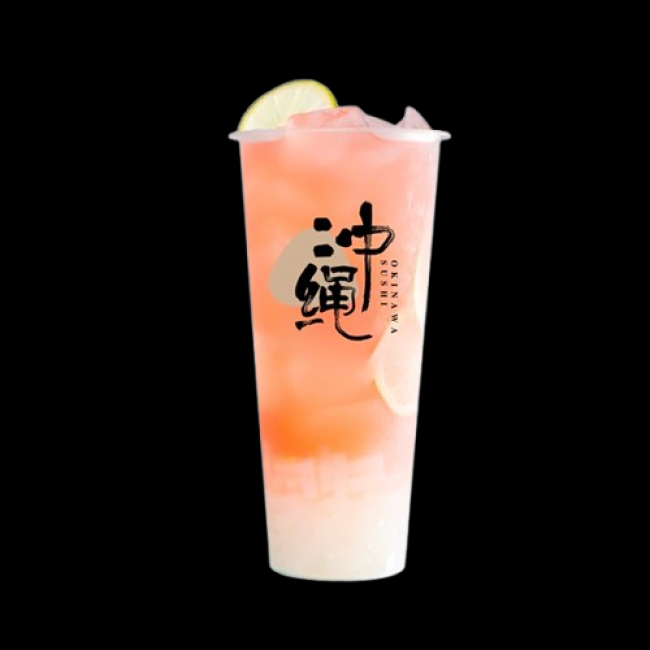 Pink Peach Lemon Fruit Tea