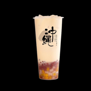 Red Bean Milk Tea
