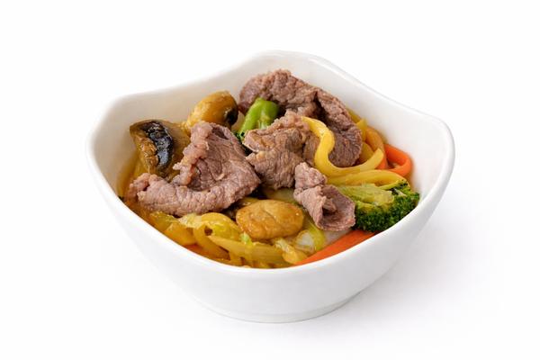 F3. Beef Fried Udon
