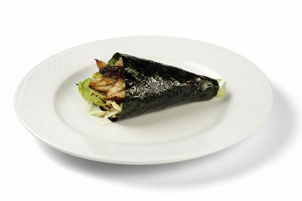 R13. BBQ Eel Avocado Hand Roll (1pc)