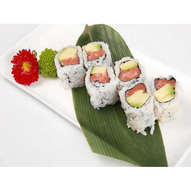 Salmon Avocado Roll (6pcs)