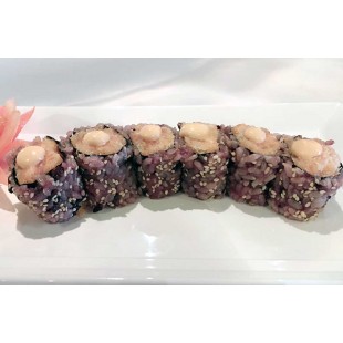 Spicy Salmon Brown Rice Roll