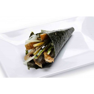 Salmon Skin Hand Roll (1pc)